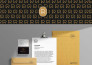 a design elegant signature logo and branding kit with copyright